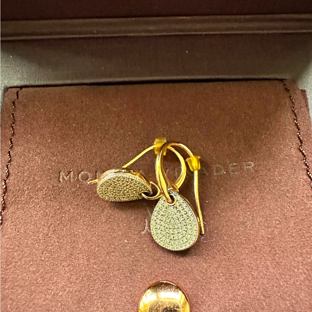 Monica Avi Nader Pave Diamond Earrings